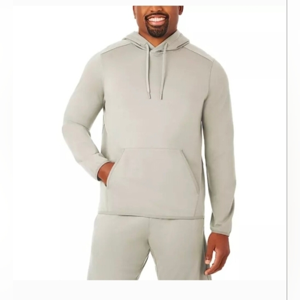 Member's Mark Men's Kangaroo Pocket Drawstring Luxe Hoodie